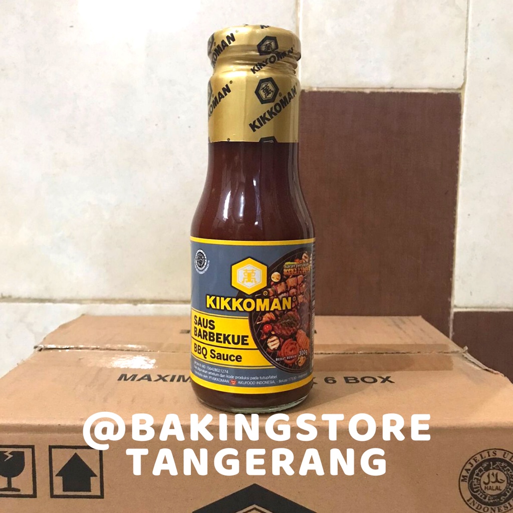 

Kikkoman Barbeque BBQ Sauce | Saus Barbekue HALAL 300 gr