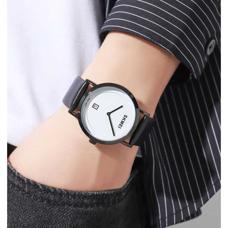 ARS - SKMEI Jam Tangan Analog Pria Strap Kulit - 1907