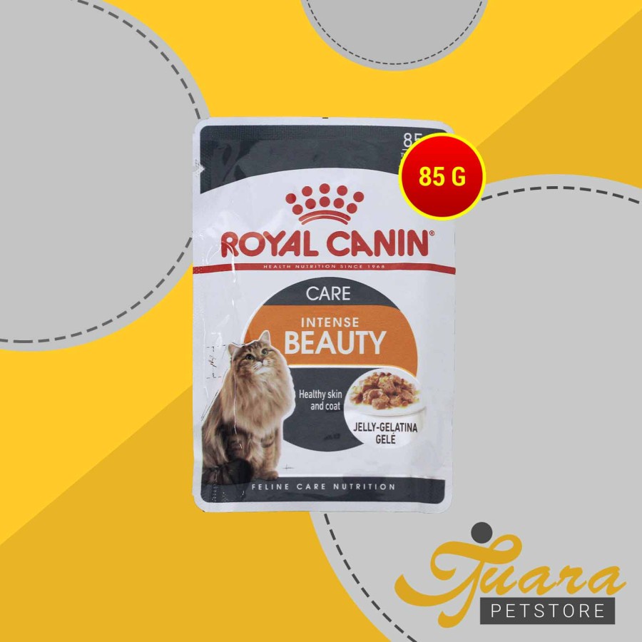 Makanan Kucing Royal Canin Intense Beauty 85 gram Pouch