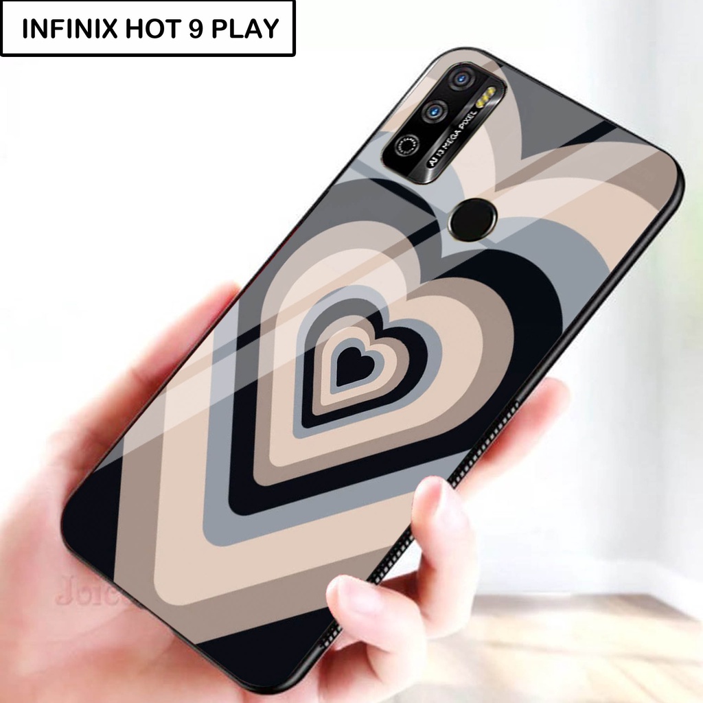 Softcase Kaca For INFINIX HOT 9 PLAY - Case Handphone INFINIX HOT 9 PLAY [T55].