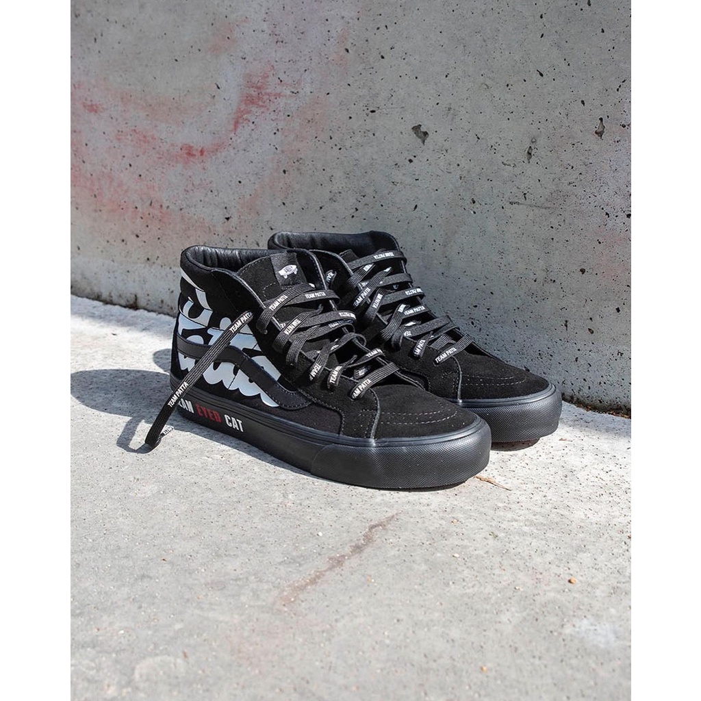 VANS VAULT SK8-HI REISSUE BLACK/BLACK LX X @patta_nl “MEAN EYED CAT 2021”