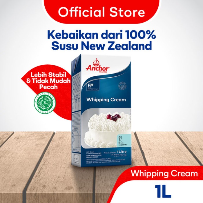 

ORIGINAL MURAH Anchor Whipping Cream 1L