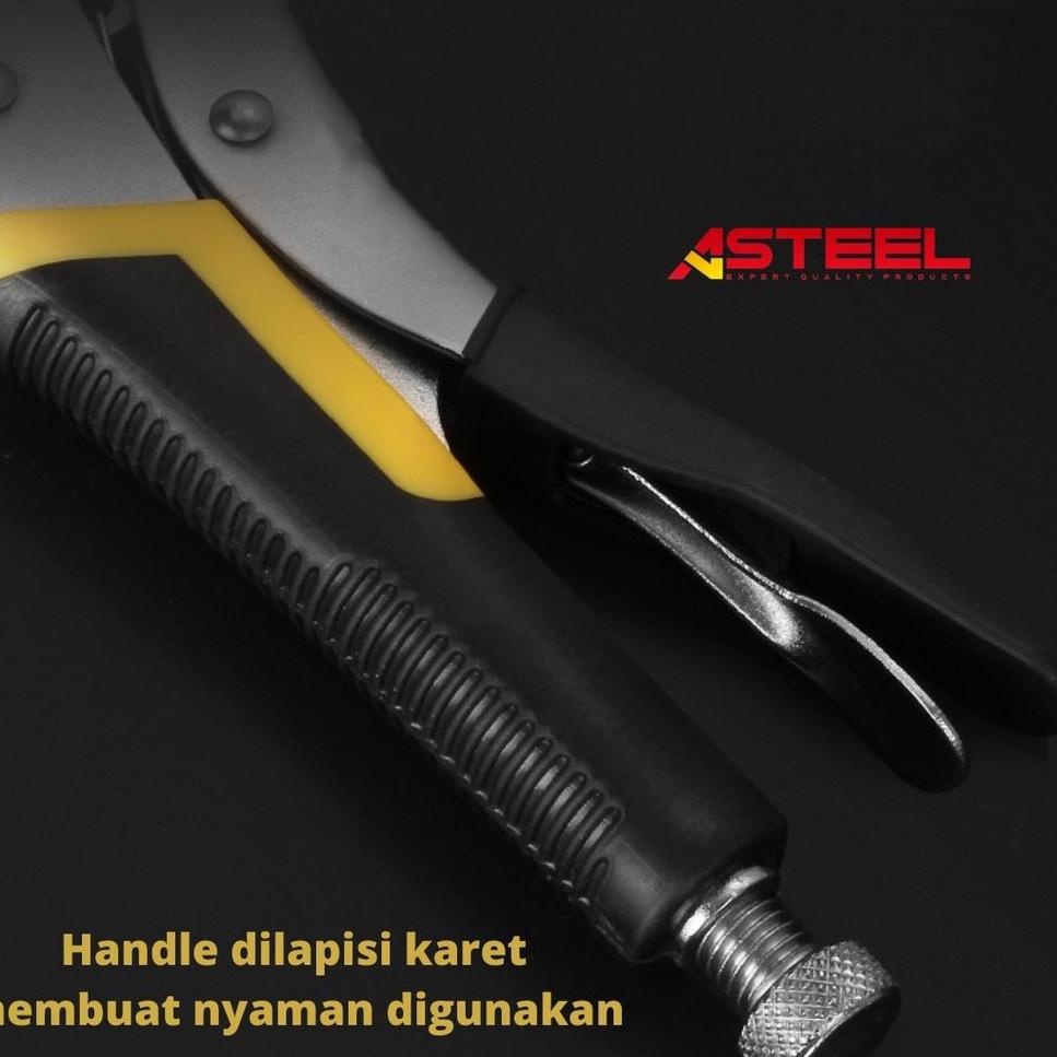 Stok Terbaru Tang Jepit Catok Kunci Mini Locking Plier C Clamp Swivel Lock Tang Jepit Catok - Tang C