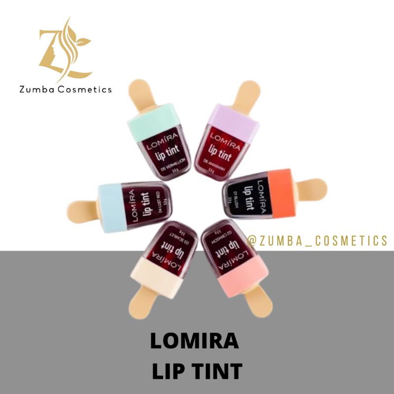 Lomira Liptint Liptin Lip Tint 5,5 gram gr grm 5,5gr 5,5gram 5,5g Lipstain Lip Stain Lomira
