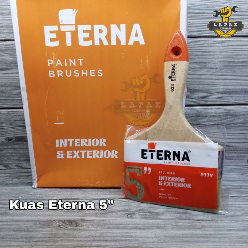 

Kuas Eterna 5" Kuas Cat Etherna Kualitas Bagus 5 Inchi