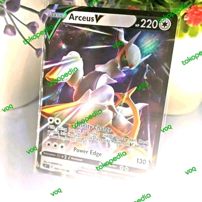 Kartu Pokemon Arceus V RR S9 Pokemon TGC