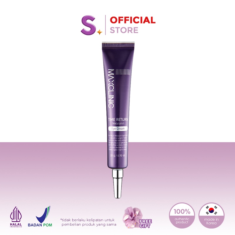 MAXCLINIC Time Return Melatonin Eye Cream (20gr)/ Eye Cream Maxclinic