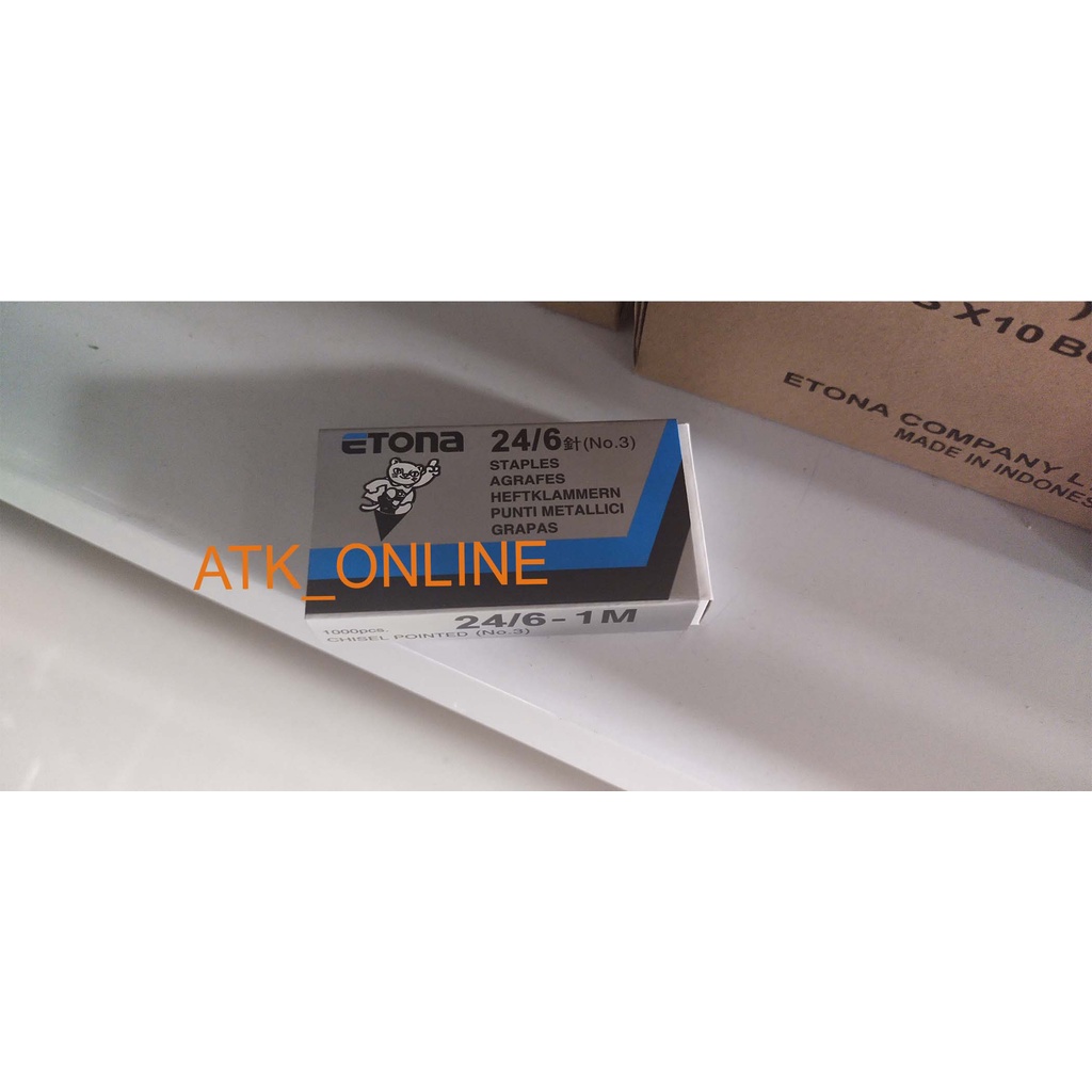 

Isi Stapler ETONA Besar No 3 24/6 Isi Staples/Refil Stapler/Isi Hekter ORIGINAL