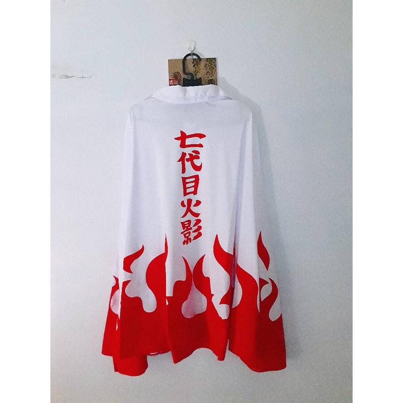 Kostum Hokage- Jubah Hokage Naruto Uzumaki- Tersedia Ukuran Anak Sampai Dewasa anime cosplay wibu