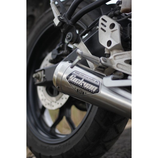 Knalpot original ROCKVAN xsr155 x1 dop n black