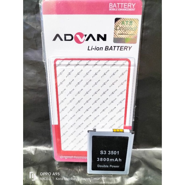 Baterai | Battery | Batre Advan S3 3501 Original