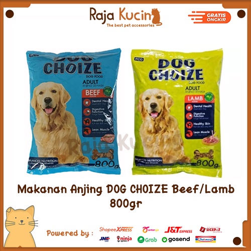 Makanan anjing Dog Choize 800gr Beef/Lamb