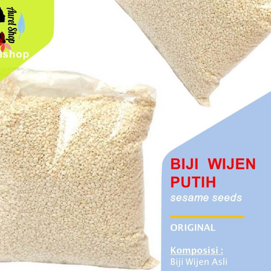 

✨New✨ Biji Wijen Putih 1 kg (sesame seeds) 
