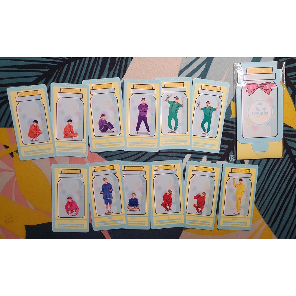 Cloud Card 4th Muster Japan RM jin suga jhope jimin V tae JK jungkook