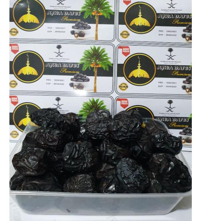 

✨TERBARU✨ Kurma Ajwa 1kg premium(Exp 2024) Nabi Rosul Premium Madinah !!!