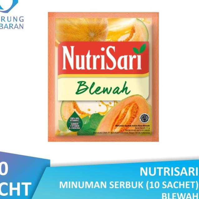 

KODECc1C6--Nutrisari Blewah (10 Sachet)