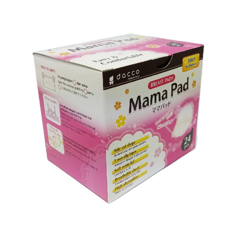 Yoboo Breast Pad 30sheet / Mama Pad Breast Pad Penyerap ASI 24 Sheet / Pembalut Payudara untuk Ibu Menyusui / pembalut ASI