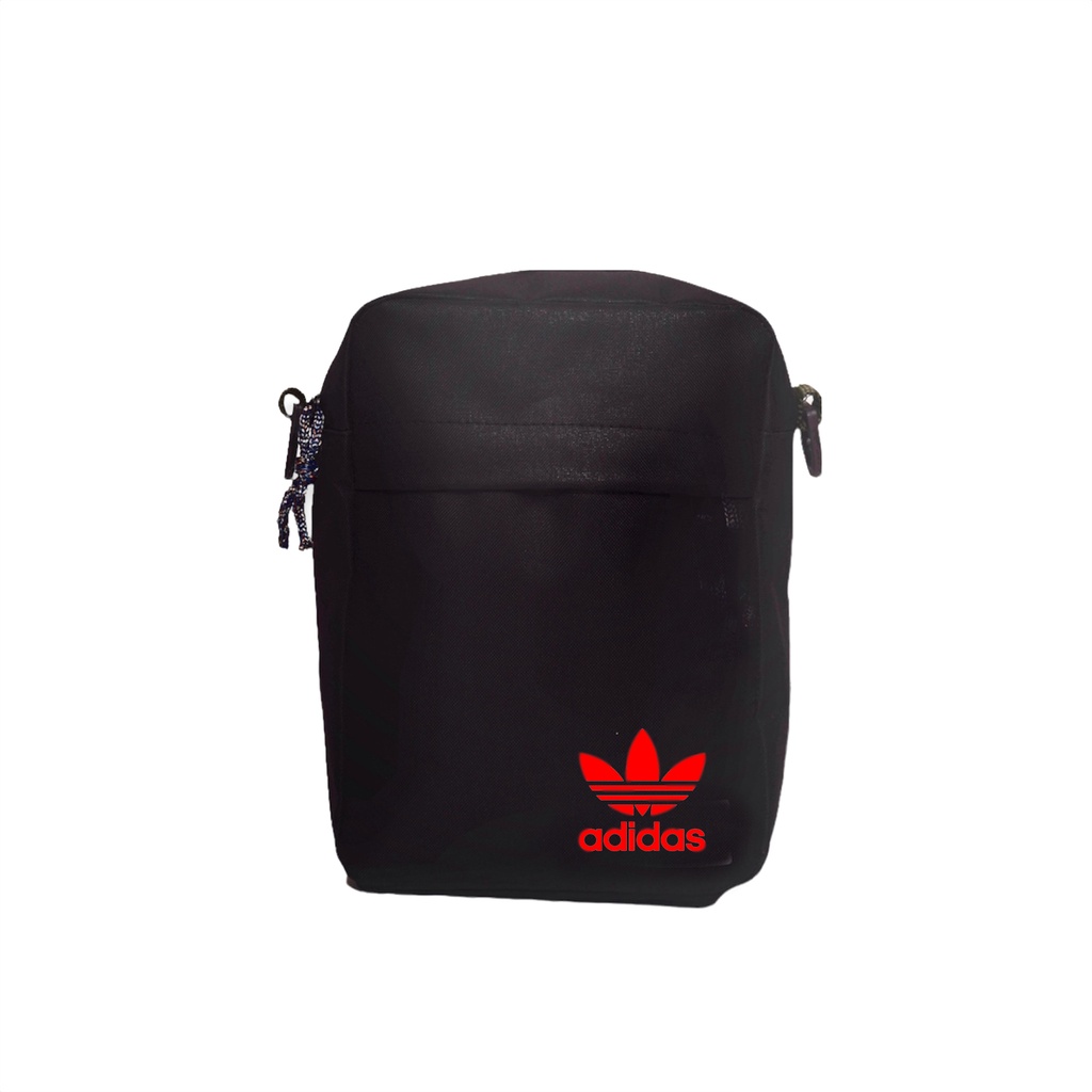Tas Selempang Polos Pria Kingsons Slempang Kasual Cowok Hitam Slingbag Bahu Keren Murah C2