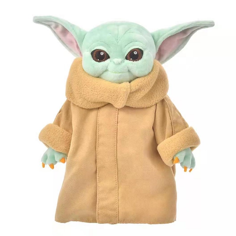 Mainan Boneka Stuffed Plush Kartun Star Wars Yoda Ukuran 30CM Untuk Anak