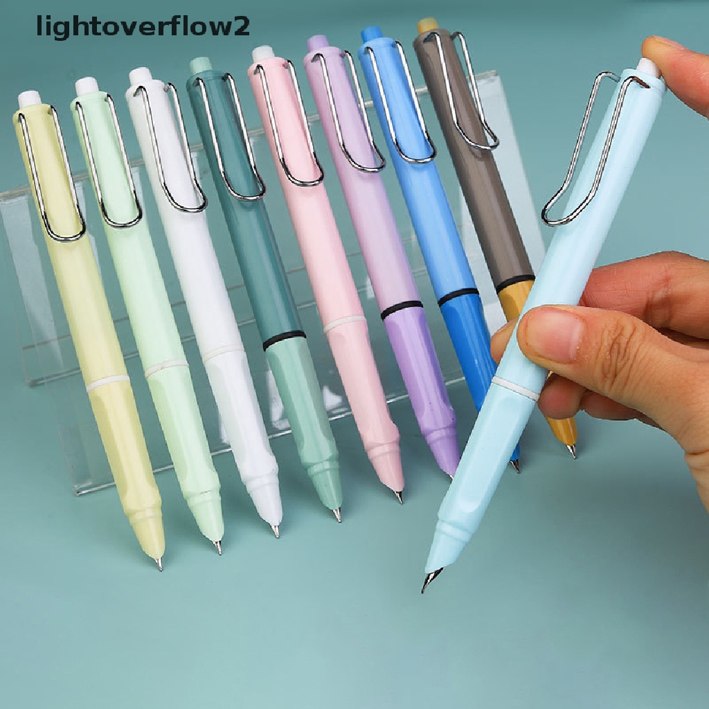 (lightoverflow2) Pena Fountain Tinta 0.38mm Multifungsi Untuk Perlengkapan Sekolah