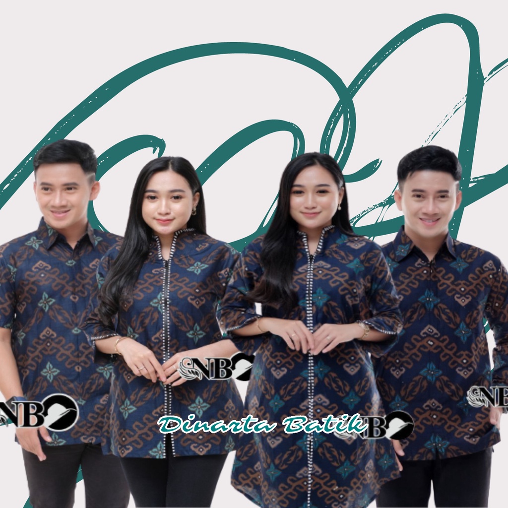 ATASAN BAJU BATIK COUPLE [BISA SATUAN] HEM PRIA LENGAN PENDEK KEMEJA PRIA LENGAN PANJANG BLOUSE TUNI