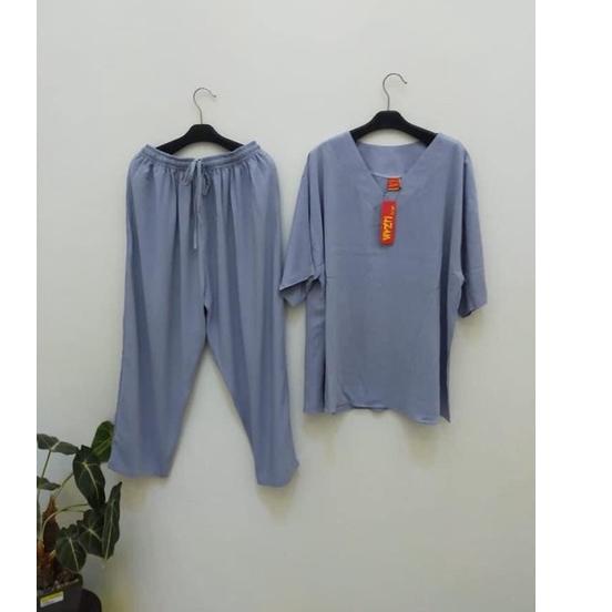 STELAN ANDIN RAYON POLOS (COD) SETCEL ANDIN/ ANDIN IKATAN CINTA/ONE SET ANDIN/ONE SET VIRAL TERBARU/