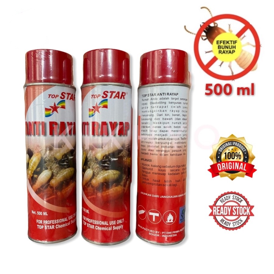 Obat Semprot Anti Rayap Top Star 500ml Pembasmi Hama Rayap