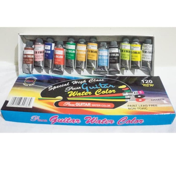 

Bagus Cat Air 12 Warna Besar - Polar Guitar 120 - Guitar 120 Berkualitas