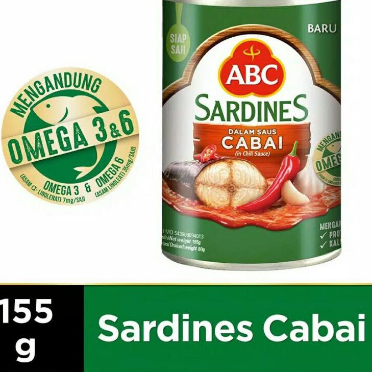 

Penawaran Spesial--Sarden ABC dalam saus Cabai 155gr