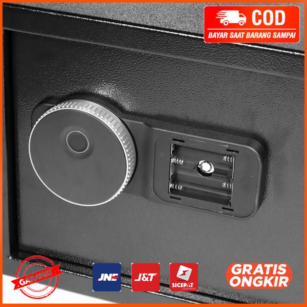 Kotak Brankas Pintar Safety Box Alarm Fingerprint SS H10