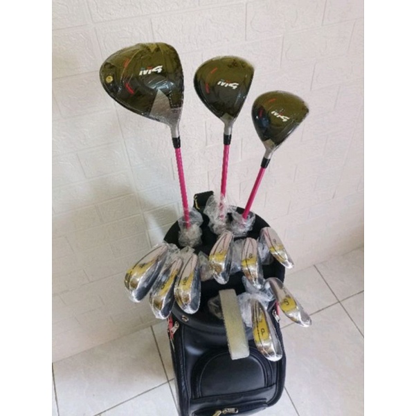 Fullset Stick Golf Taylormade M4 Ladies+Cover Putters+Cover Iron