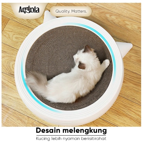 Papan Garuk Kucing M26 Cat Scratcher Corrugated Board Garukan Kucing Tempat Tidur Kucing