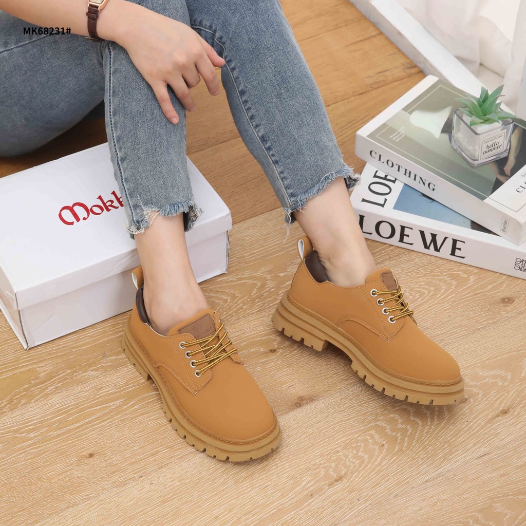 Mokka Boots Shoes For Women With Suede Pu  MK68231