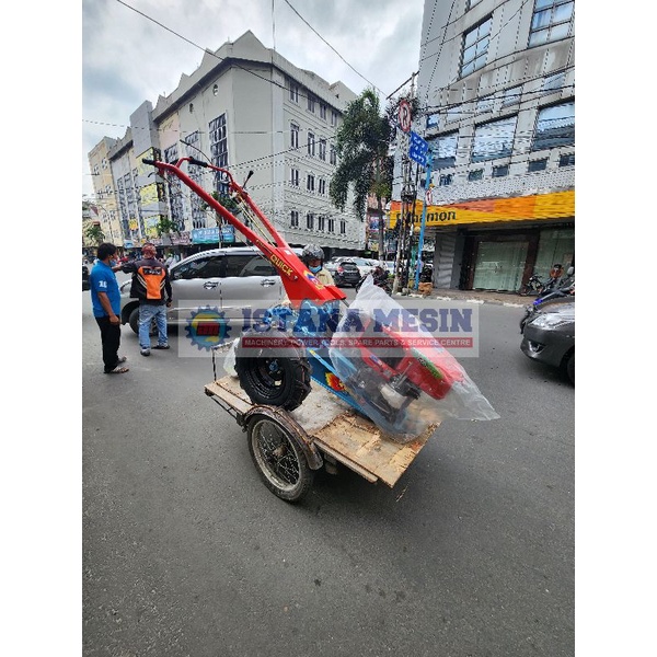 MESIN BAJAK SAWAH HAND TRAKTOR TANGAN QUICK M1000 COMPLETE KUBOTA