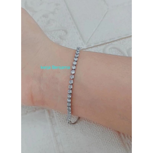 Gelang serut batu zirkon