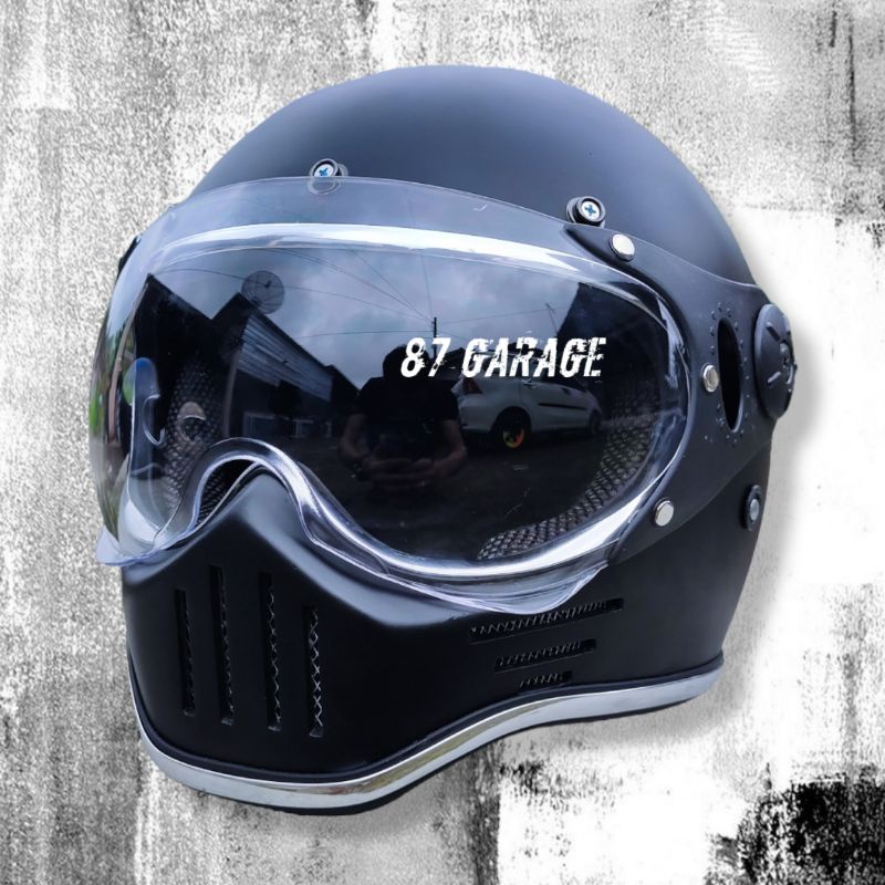 HELM CUSTOM KLASIK RETRO CHOPPER BOBBER JAPSTYLE CLASSIC FULLFACE