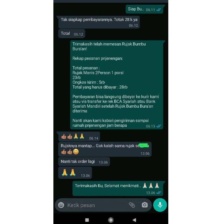 

[KODE SIPBH] Bumbu Rujak Manis Buah Premium Halal Terbukti Maknyus