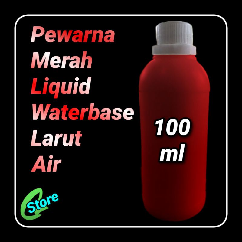 

Pewarna Merah 100 ml Liquid Waterbase Larut Air