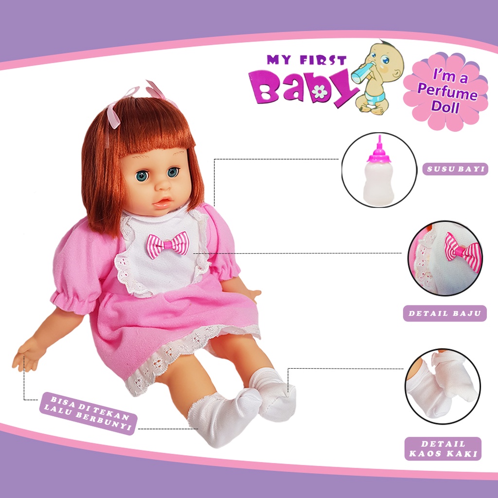 Mainan Anak Boneka Baby Singer / Mainan Boneka Anak Perempuan TERMURAH!! (SKW.808C)