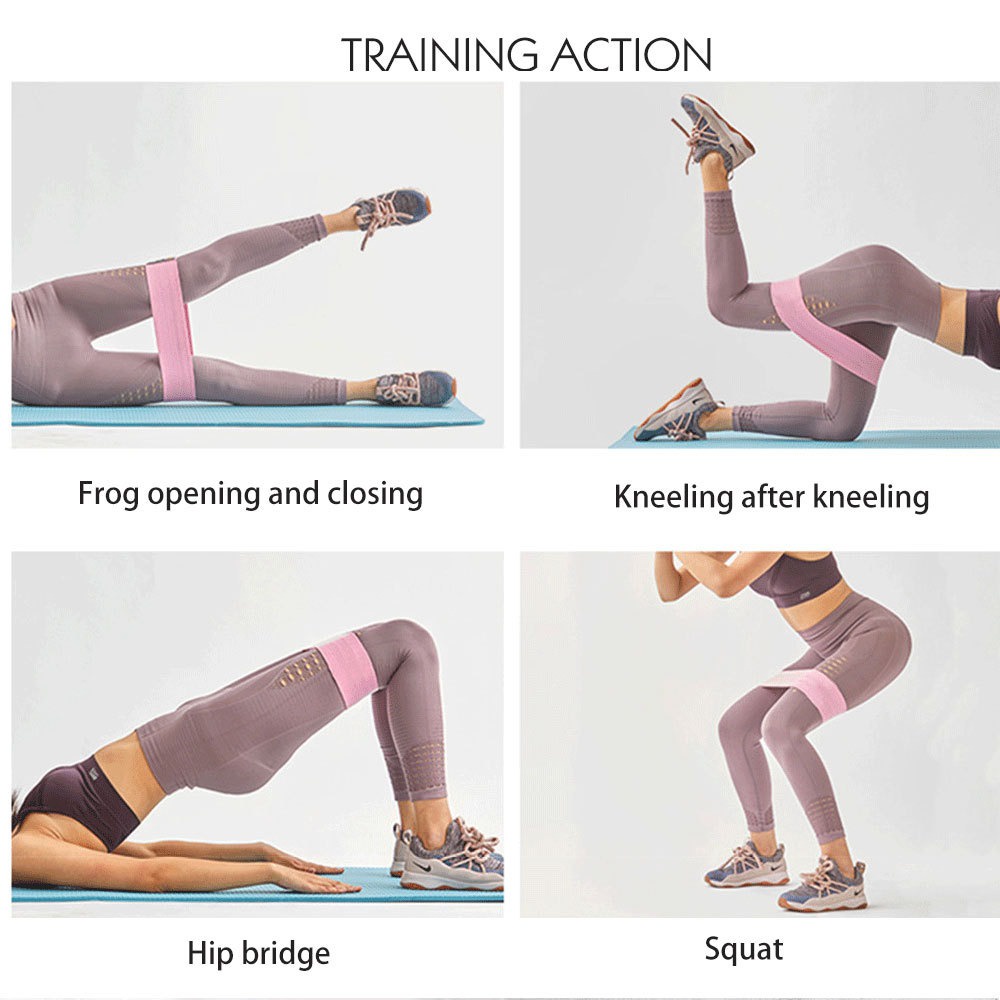 PROMO JS-9 Hip Resistance Band / Hip Band / Booty Band Squat Yoga Fitness Pinggul - TERMURAH