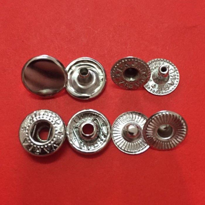 Kancing Kancing Cetet 10Mm Nikel / Kancing 230