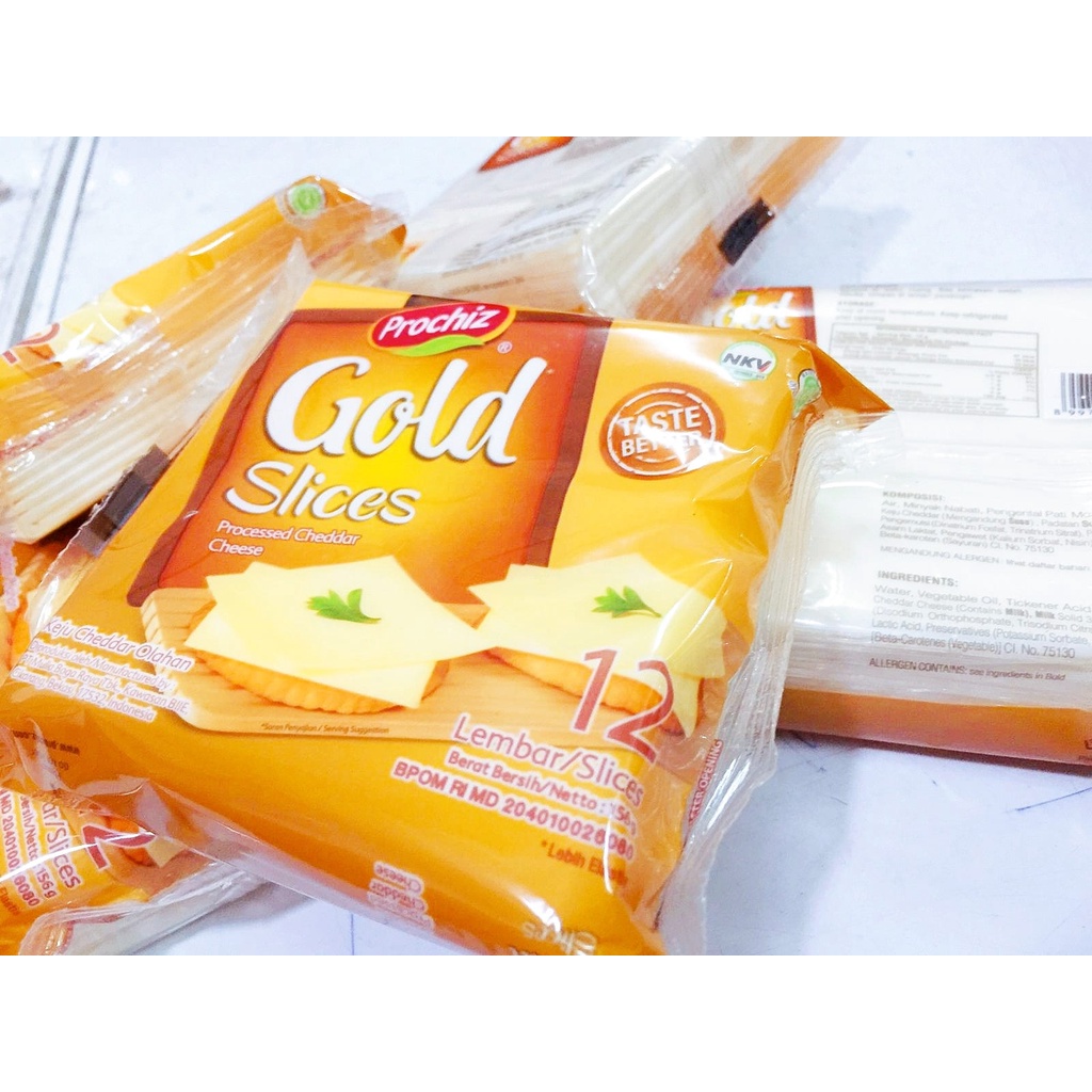 

Prochiz Gold Slices - Keju Cheddar Slice