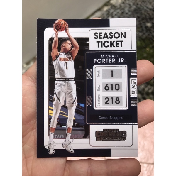 MICHAEL PORTER JR NBA CONTENDERS CARD