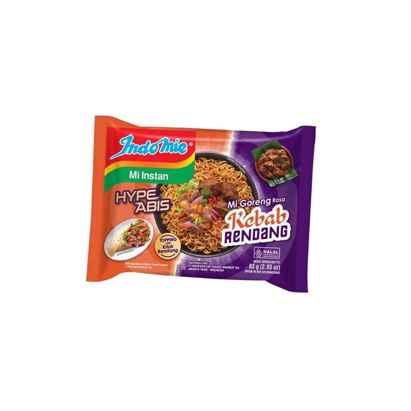 

Indomie Hype Goreng Kebab Rendang 83gr