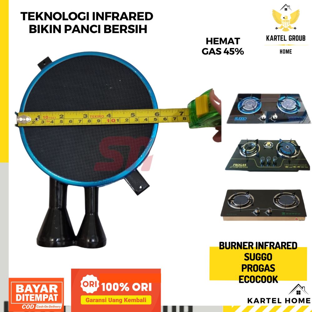 HOME Tungku Infrared Burner Sparepart Kompor Gas Infrared Suggo Progas Ecocook