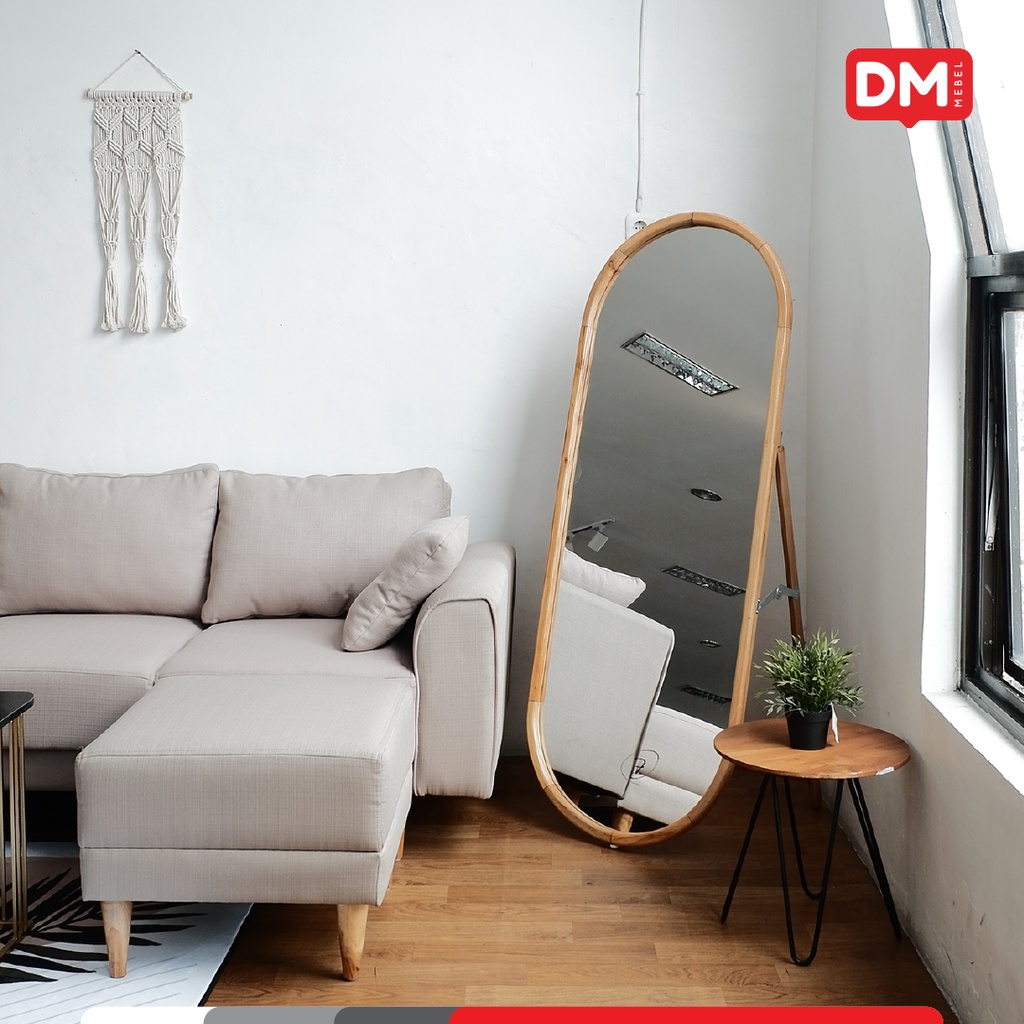 Standing Mirror Full Oval ANG - DM Mebel