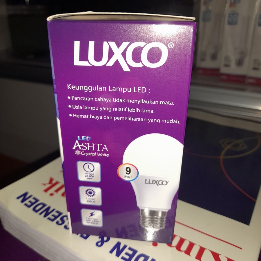 Lampu Led LUXCO ASTHA 9W Garansi 1 tahun..Cahaya Putih