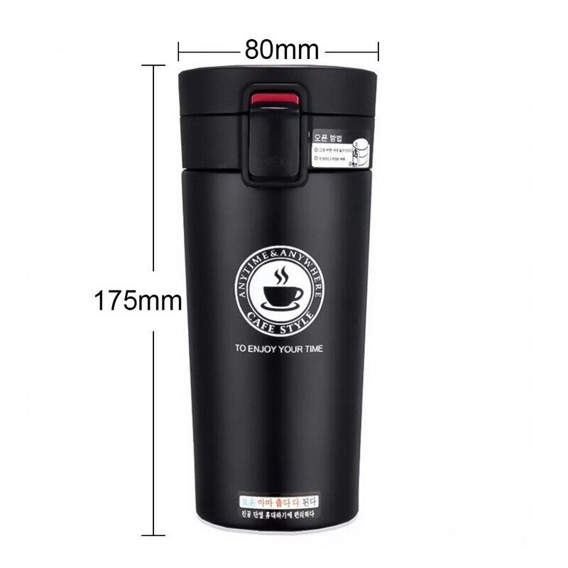 U0186 Vacuum Insulation Cup Termos Kopi / Cofee Mug Double Wall Stainless Steel Tahan Panas Dingin