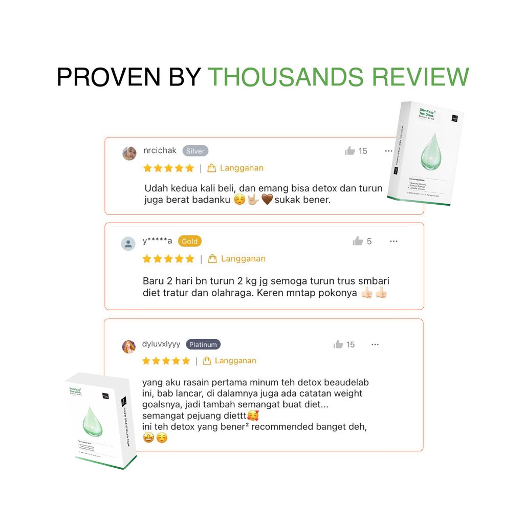 Paket Bundling 1 | Slimming Package Beaudelab | Fiber Drink Beaudelab | Fiber Rasa Coklat | SlimFazz Tea Drink | Teh Diet Detoks | Suplemen Pelangsing Herbal-7