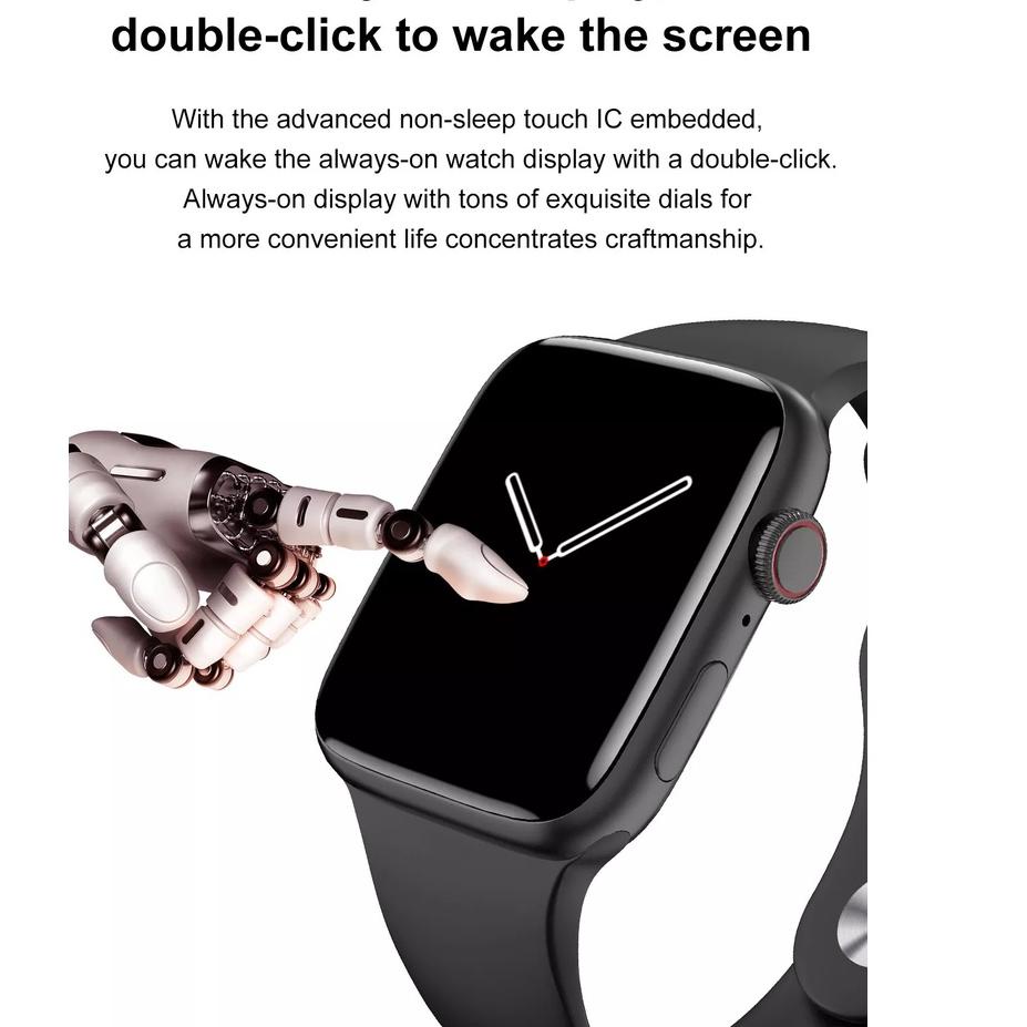 Rekomendasi DT No.1 7 Smartwatch DT7 Max No 1 45mm GPS Tracking AOD Bluetooth Call